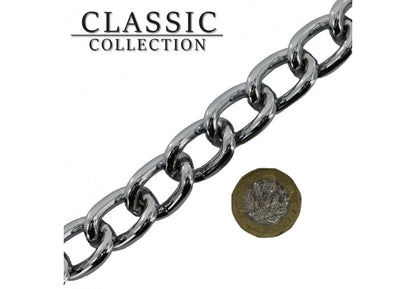 20" Black Extra Heavy Chain Lead With Trigger