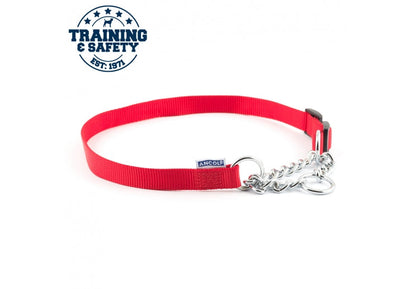 Red Nylon Semi Choker Size 7-10 25mm