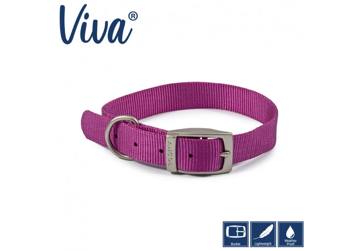 20" Ancol Nylon Collar Purple Size 5