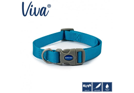 Viva Adjustable Collar size M blue