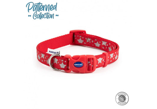 1-2 Red Ref Star Collar