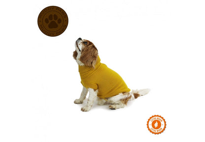 Small Mustard Cable Knit Jumper