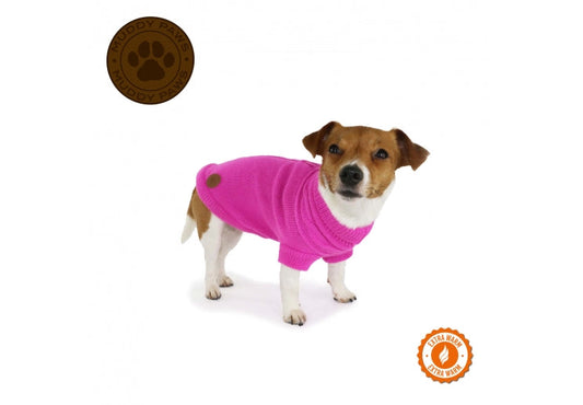 Small Pink Cable Knit Jumper