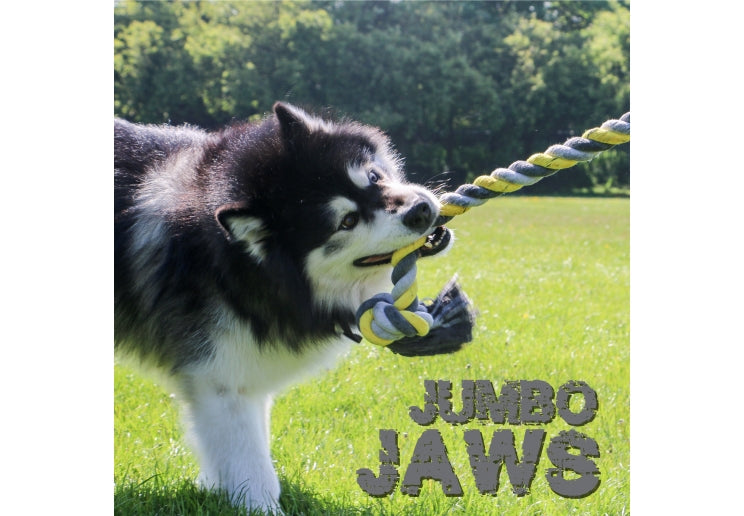 Jumbo Jaws Super Rope Dog Toy 125cm