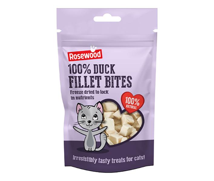 Rosewood Freeze Dried Duck Bites for Cats 15g