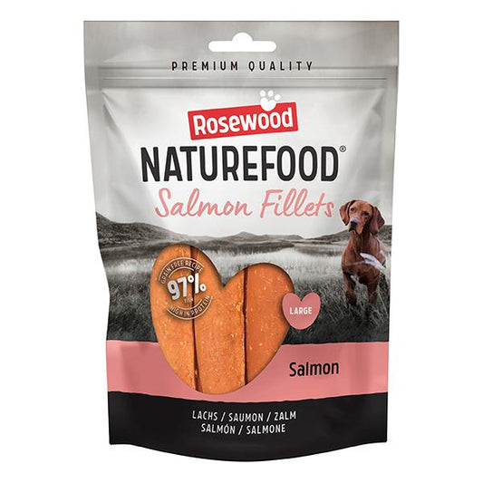 Naturefood Dog Treats - Salmon Fillets 150g