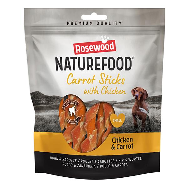 Naturefood Dog Treats Chicken Carrot Sticks Value Pack