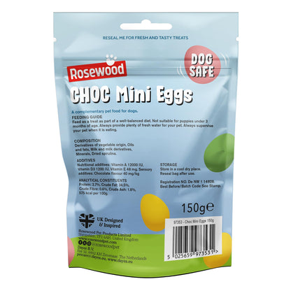 Rosewood Chocolate Easter Mini Eggs for Dogs 150g