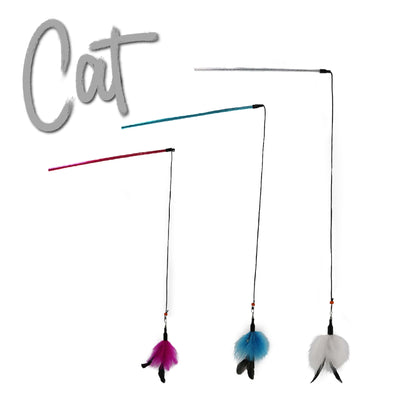 Feather Bell Cat Dangler