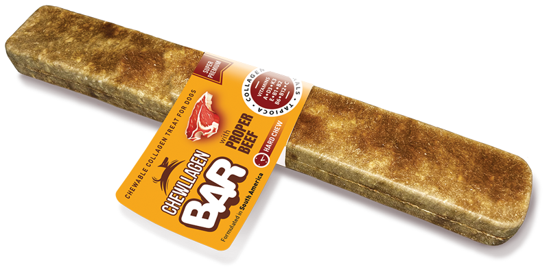 Chewllagen Large BAR 10" Beef x12 Pieces