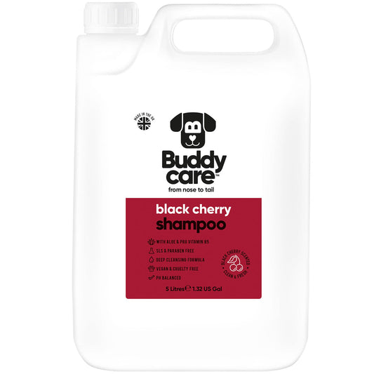 Buddy Care Dog Shampoo - Black Cherry - 5L / 1.32 Gal
