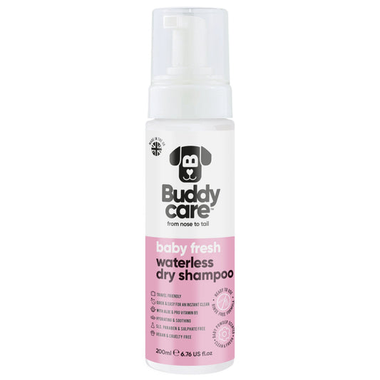 Waterless Dry Dog Shampoo - Baby Fresh - 200ml