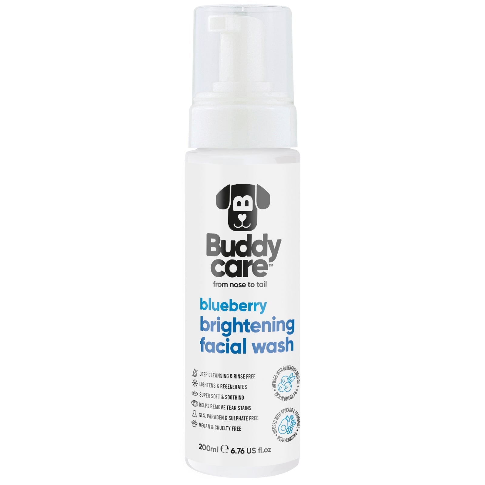 Dog Facial Wash Brightening Blueberry