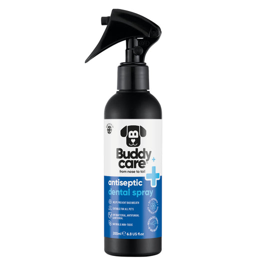 Buddy Care Pet Antiseptic Dental Spray - 200ml / 6.76 fl oz