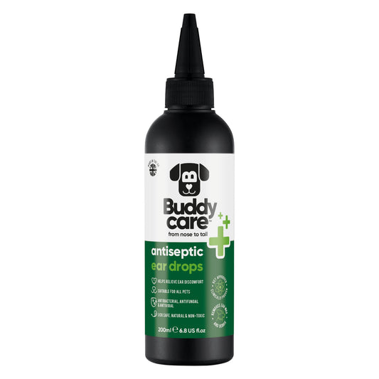 Buddycare Pet Antiseptic Ear Drops - 200ml / 6.76 fl oz