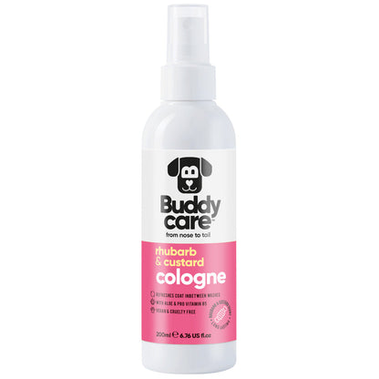 Buddycare Dog Cologne - Rhubarb & Custard - 200ml / 6.76 fl oz