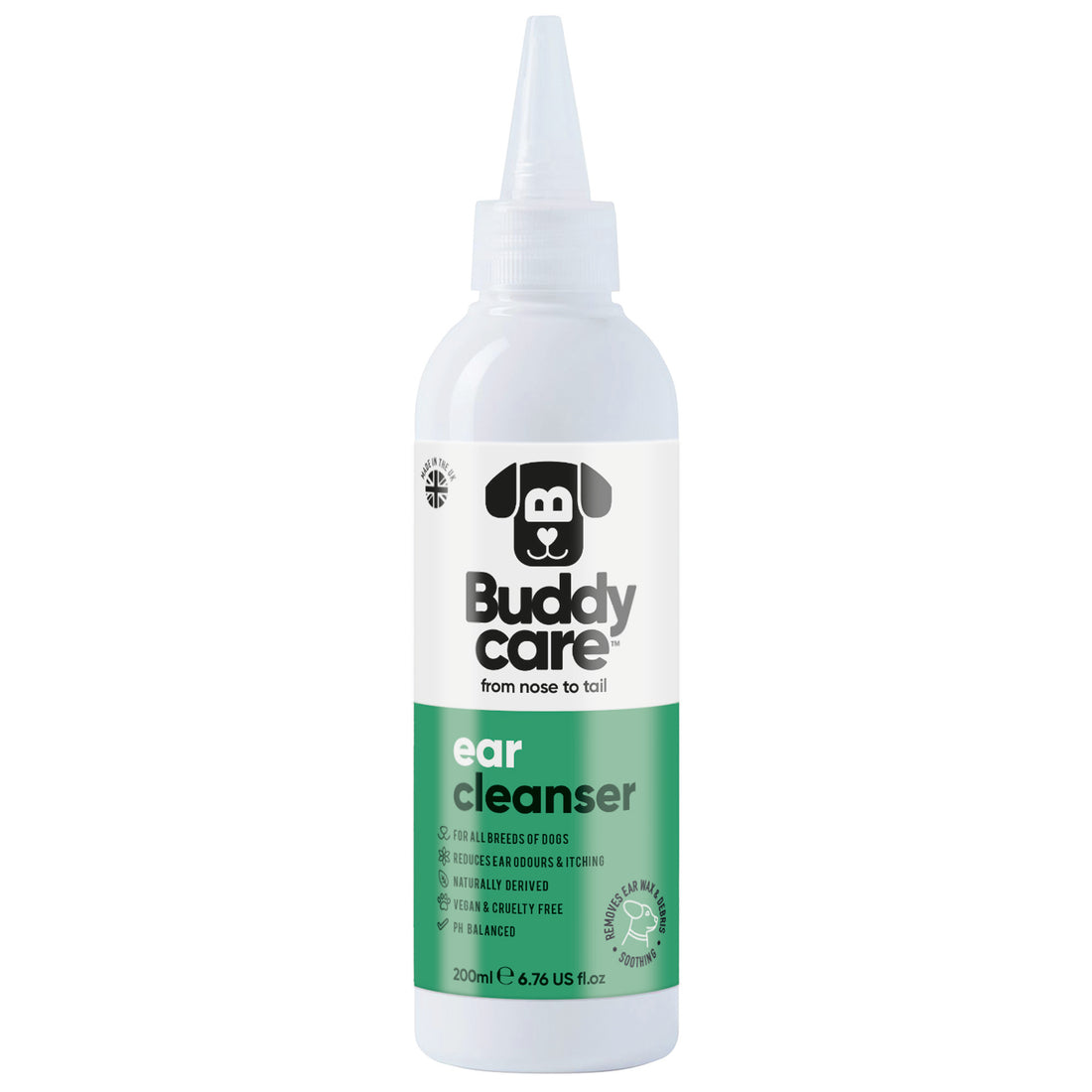BuddyCare Dog Ear Cleaner - 200ml / 6.76 fl oz