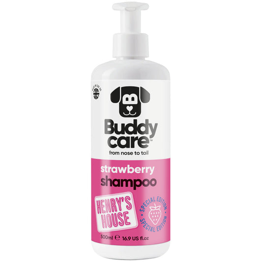 Buddy Care Dog Shampoo - Strawberry - 500ml / 16.9 fl oz