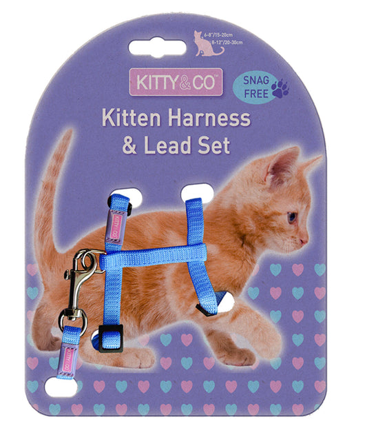 Snag Free Kitten Harness & Lead