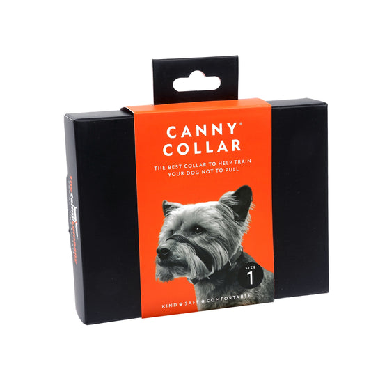 Canny Collar No-Pull Dog Headcollar - Black – Size 1