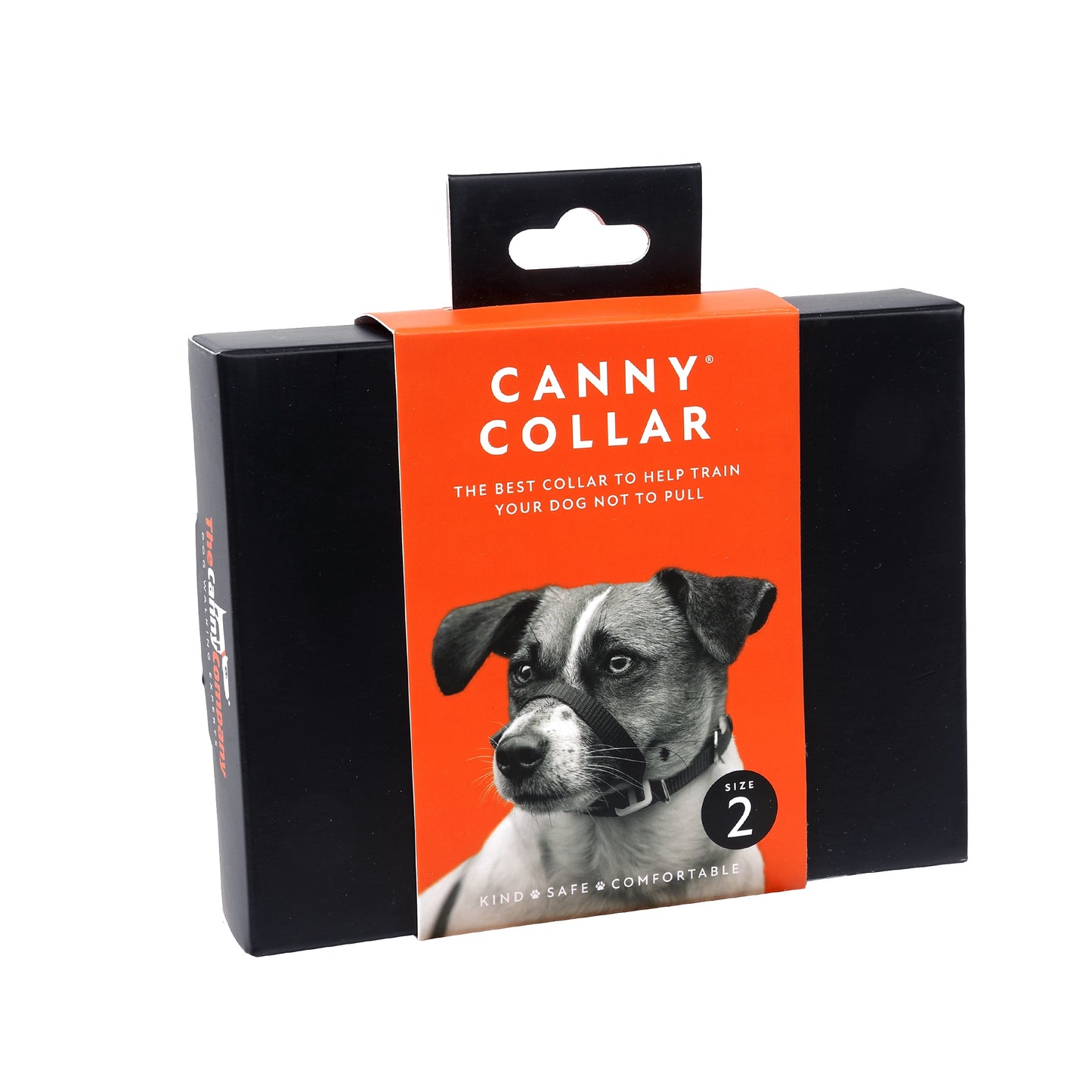 Canny Collar No-Pull Dog Headcollar - Black – Size 2