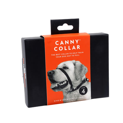 Canny Collar No-Pull Dog Headcollar - Black – Size 4