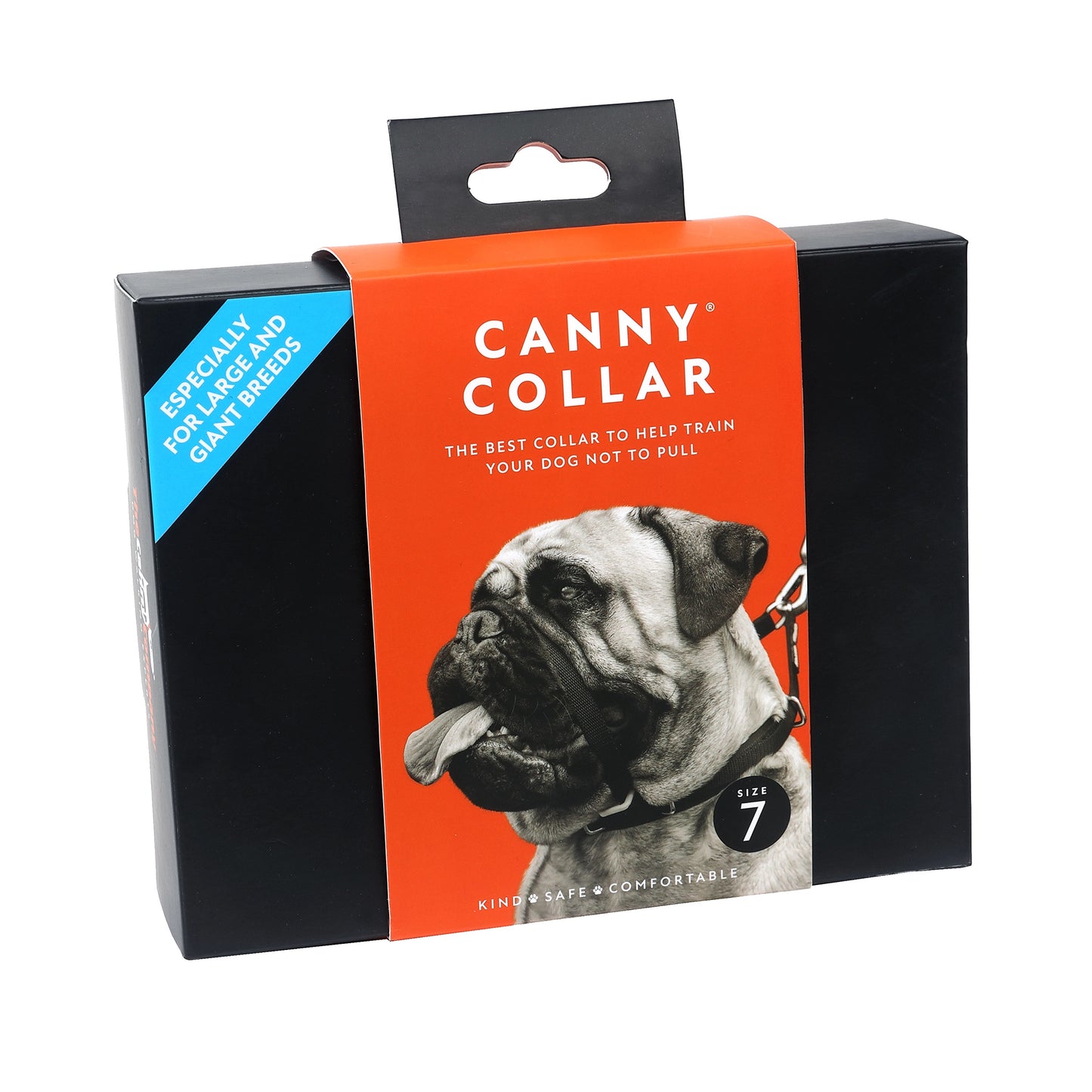 Canny Collar No-Pull Dog Headcollar - Black – Size 7