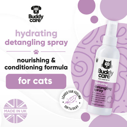 Buddycare Cat Hydrating Detangling Spray - 200ml / 6.76 fl oz
