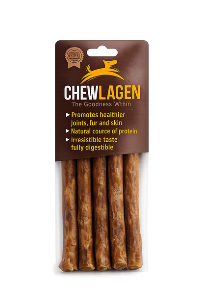 Chewllagen Mini Roll 5" 10mm Beef 1pk (5 Pieces)