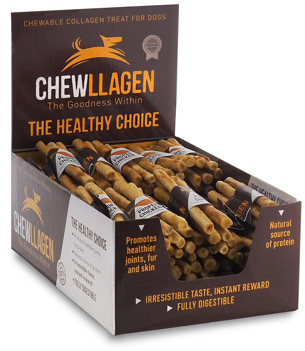 Chewllagen Mini Roll 5" 10mm 5pk Chicken