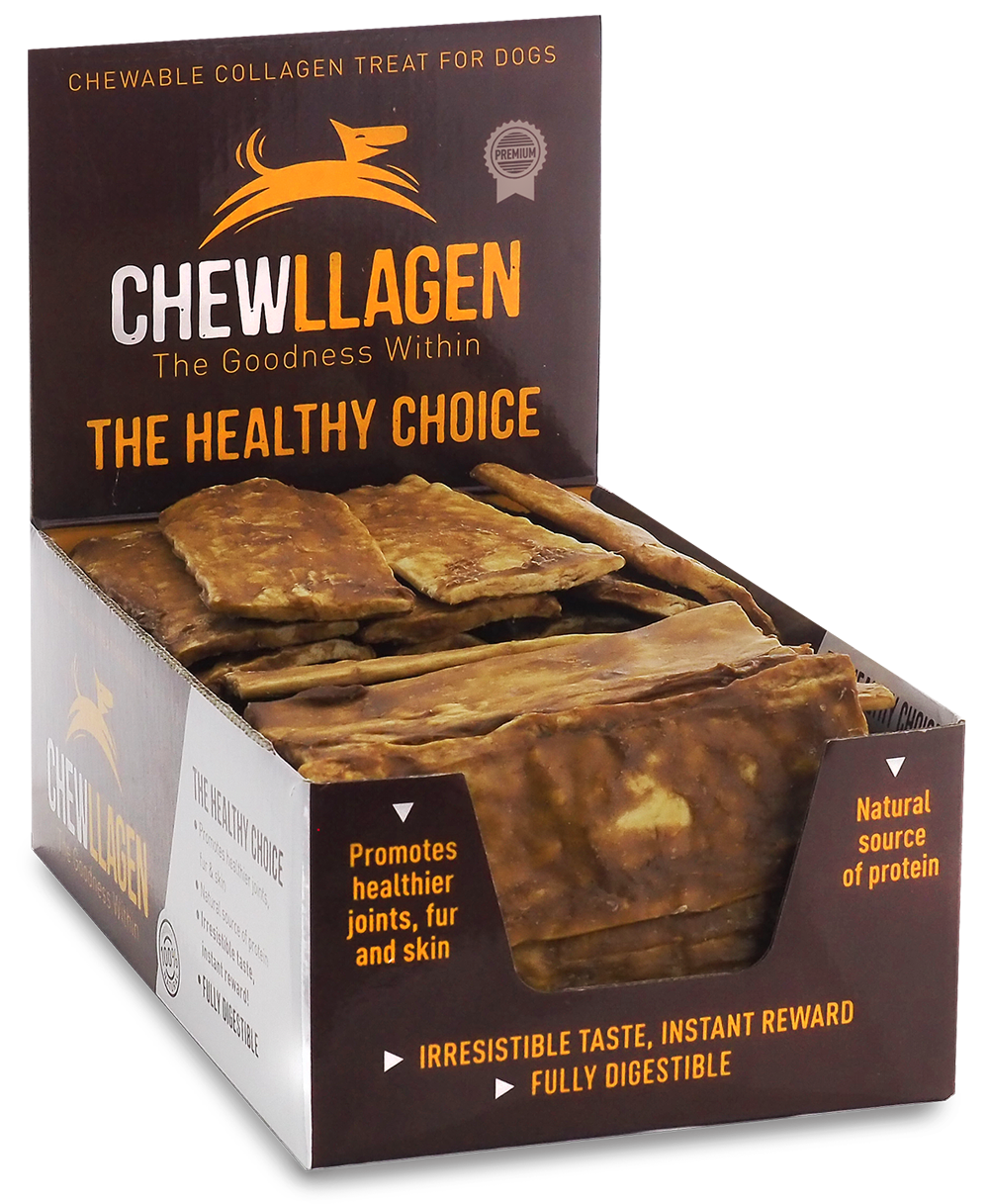 Chewllagen Chips 2"x 6" Beef x50 Pieces
