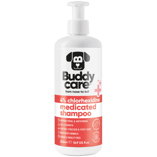 Buddycare Chlorhexidine Shampoo - 500ml / 16.9 fl oz