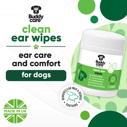 Buddycare Dog Ear Wipes (100ct)