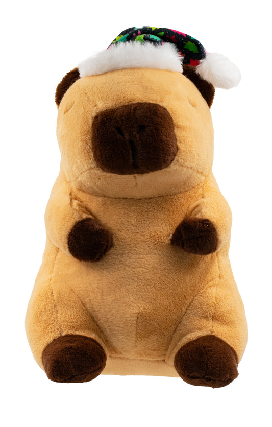 Cammy Capybara Christmas Plush Dog Toy - 40cm x 18cm