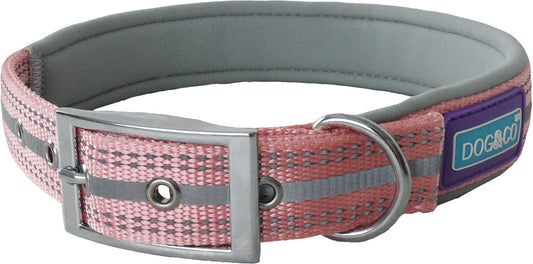 D&C Padded Collar Pink Small