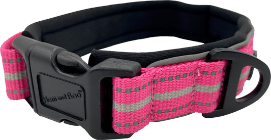Pink Padded Sports Neo Collar - Medium/Large
