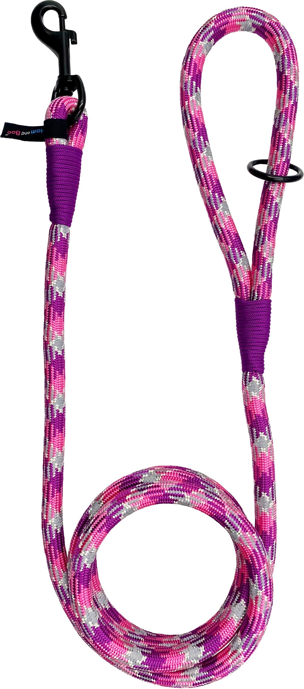 Sports Performance Rope Trigger Lead Purple Pink 1.4 x 180cm