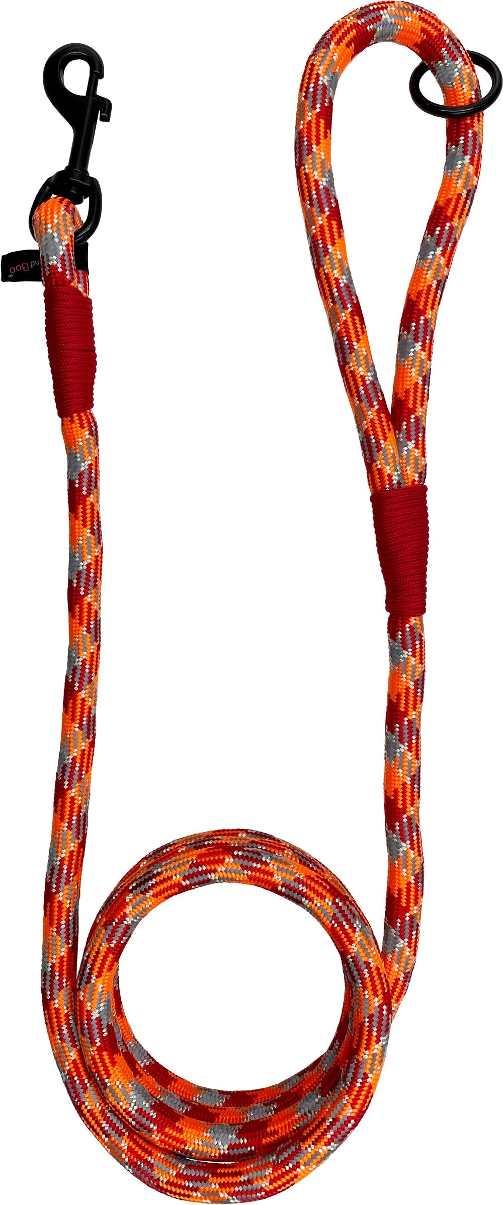 Sports Performance Rope Trigger Lead Red Orange 1.4 x 180cm