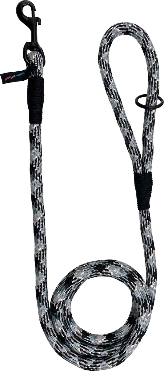 Sports Performance Rope Trigger Lead Black Grey 1.4 x 180cm