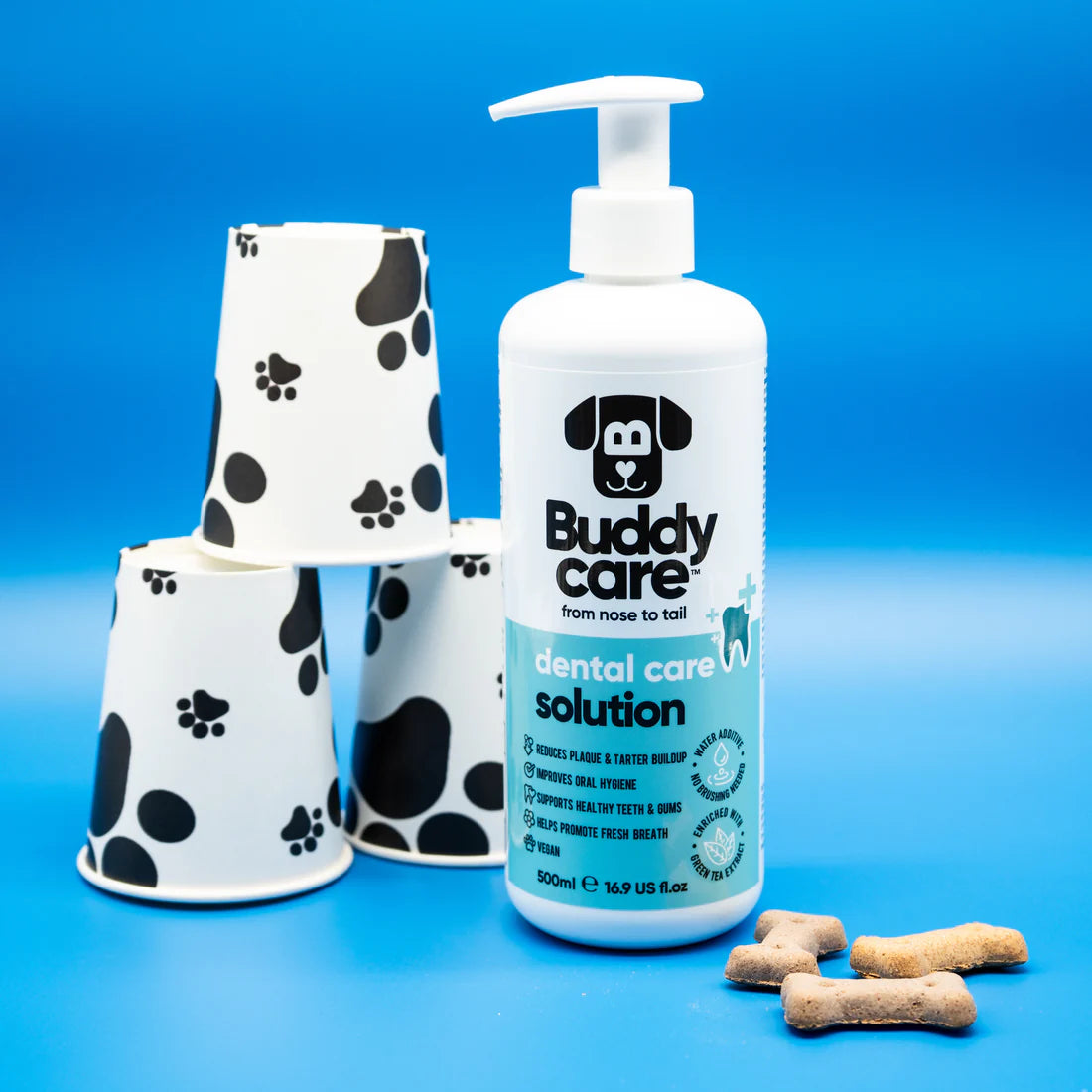 BuddyCare Dental Solution - Dog - 500ml / 16.9 fl oz