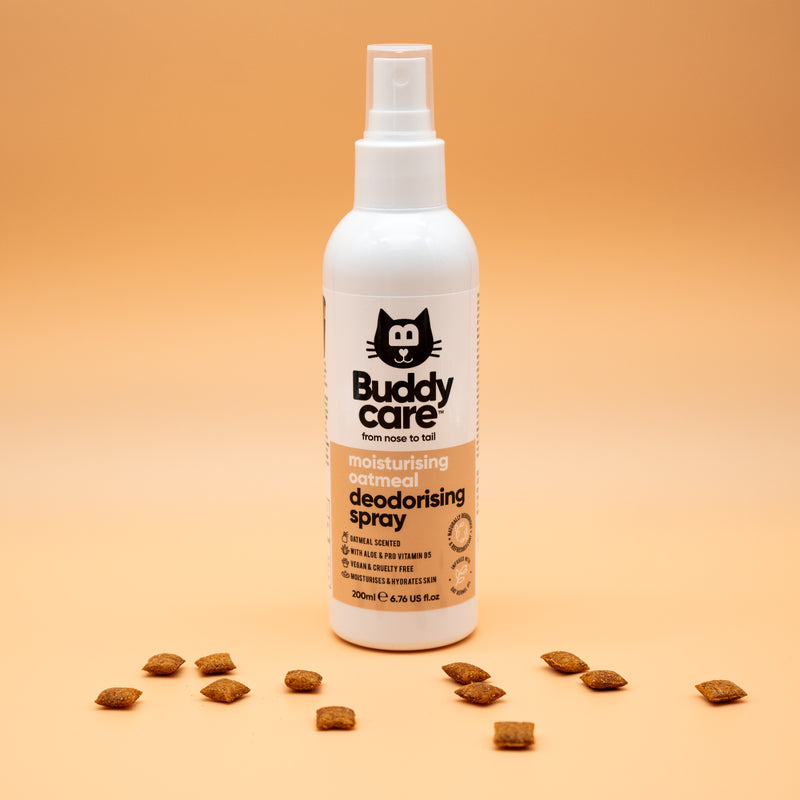 Buddycare Cat Deodorizing Spray - Oatmeal - 200ml / 6.76 fl oz