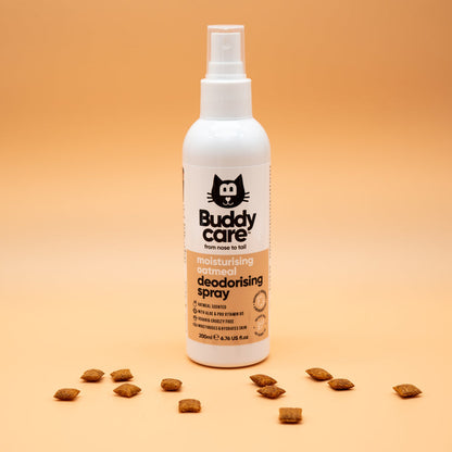 Buddycare Cat Deodorizing Spray - Oatmeal - 200ml / 6.76 fl oz