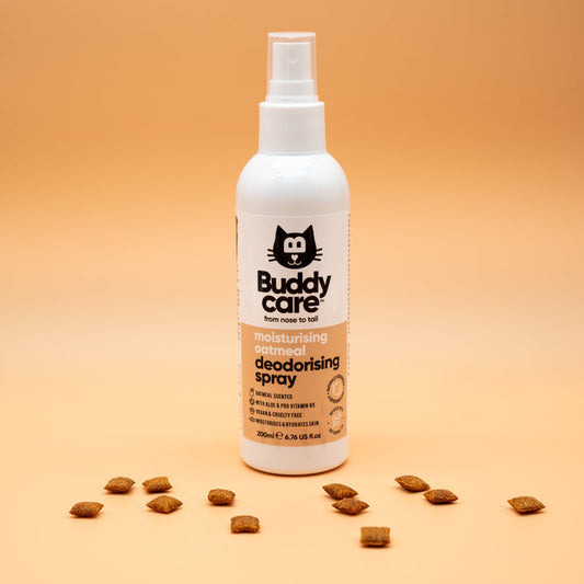 Buddycare Cat Deodorizing Spray - Oatmeal - 200ml / 6.76 fl oz