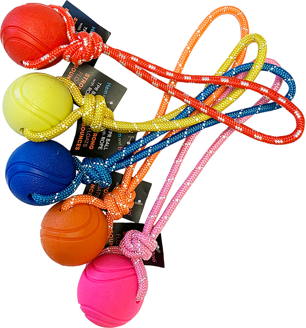 Ball Wave Rope TPR Ball On Rope – ePaws Pet Supplies