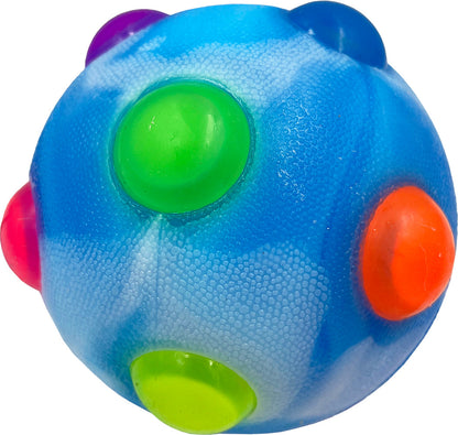 Flashing Nobbly Ball 10cm