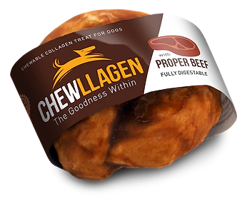 Chewllagen Small Donut 3.5" Beef x15 Pieces