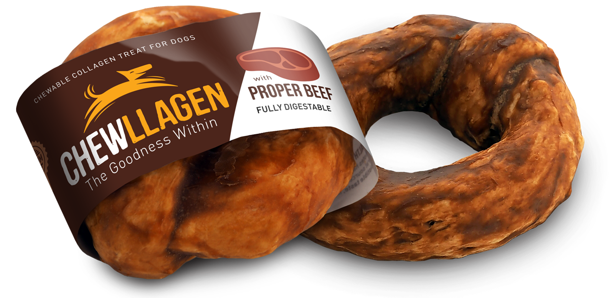 Chewllagen Small Donut 3.5" Beef x15 Pieces