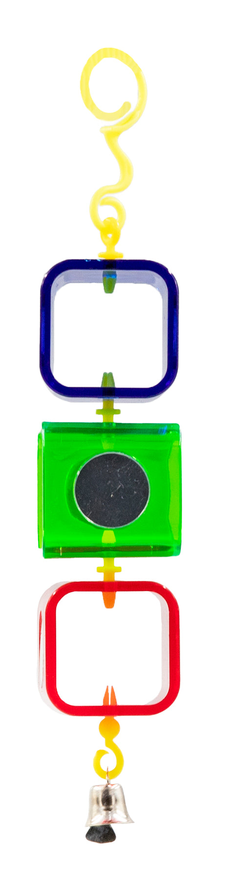 Box Mirror Hanging Bird Toy