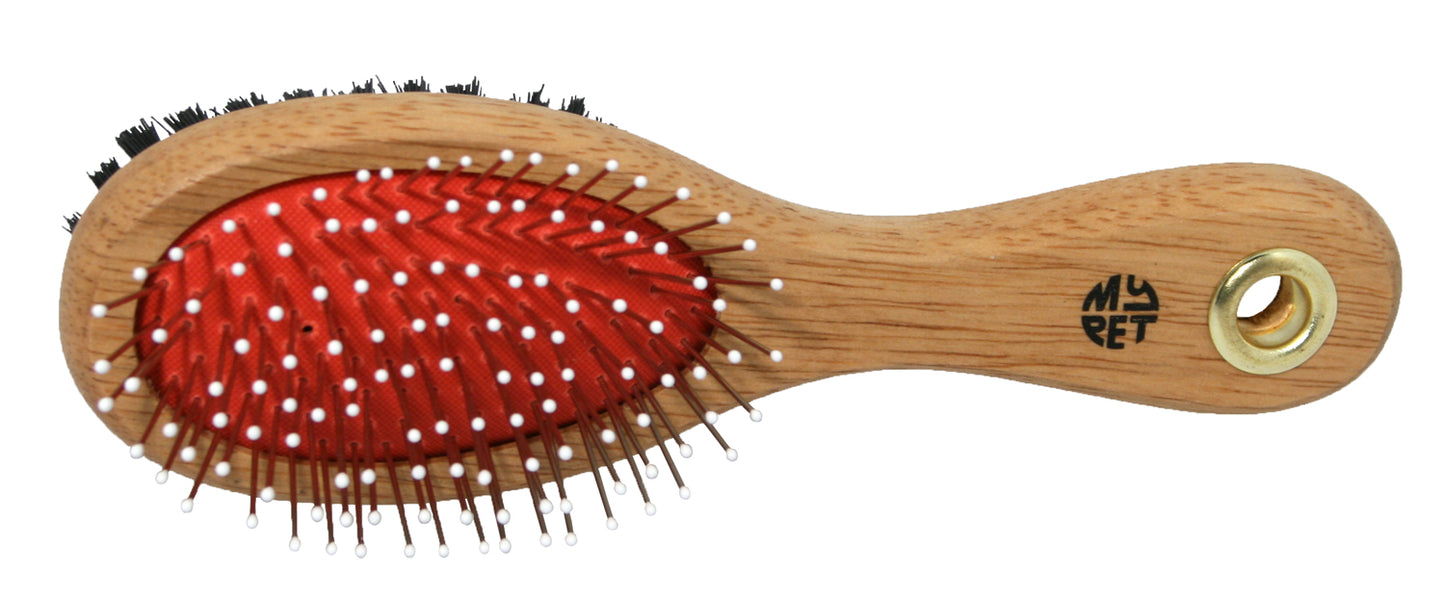 Large Wooden Handle Double Sided Brush