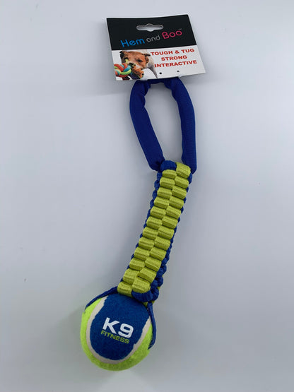 K9 Plaited Ball Tug - Special Buy - Almost Gone